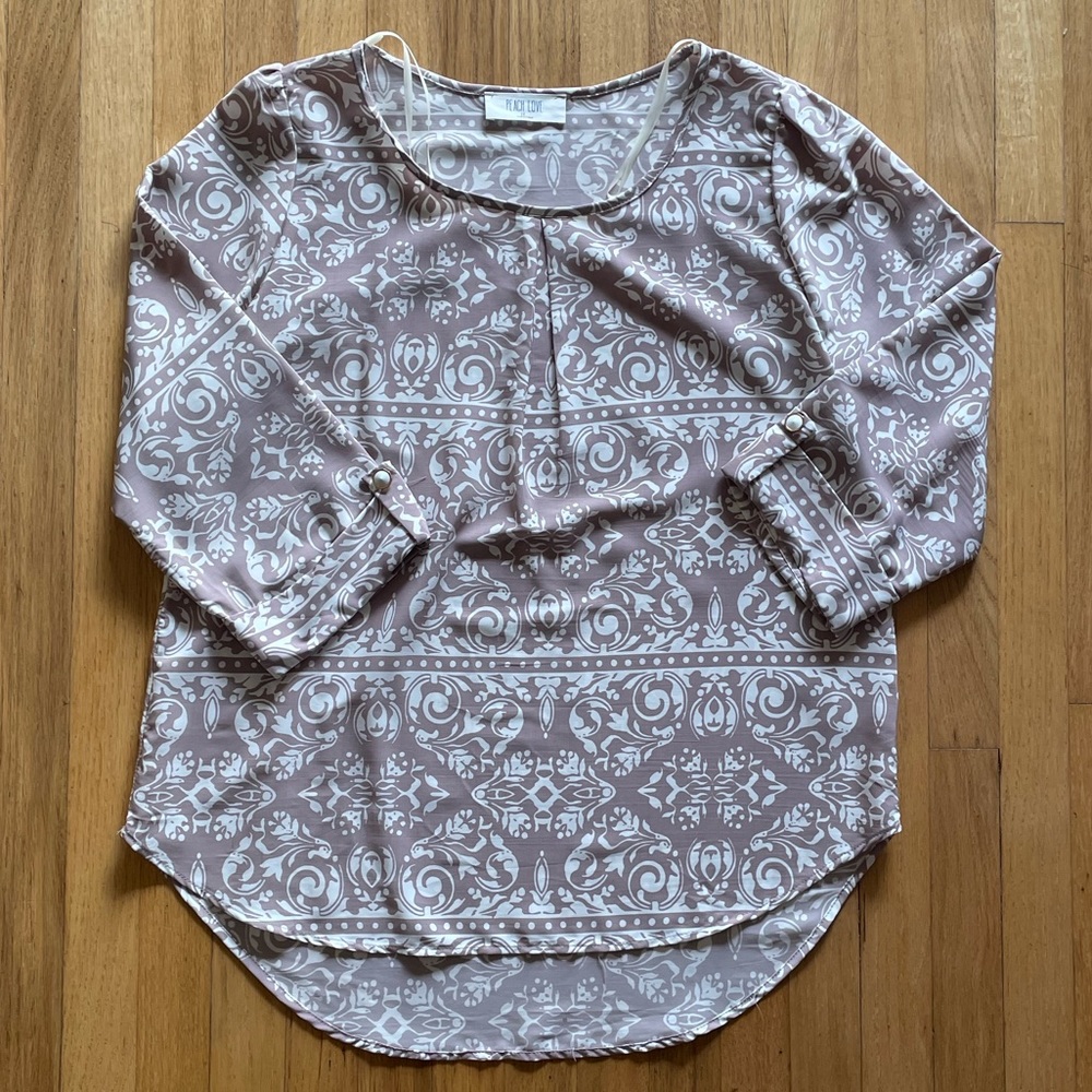 Peach Love California Top Medium